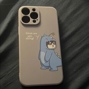 Cute Dinosaur Phone Case - Blue